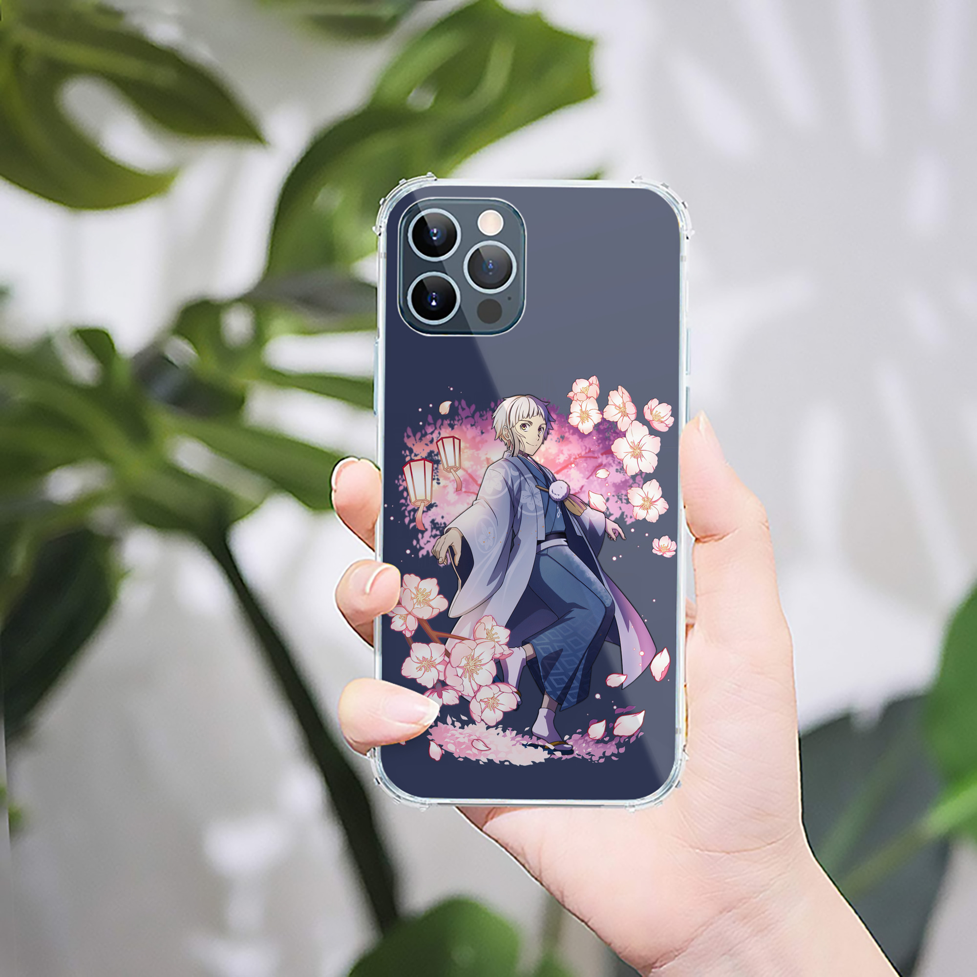 （画像用） 文豪ストレイドッグス Bungo Stray Dogs 【iPhone 12シリーズ対応】透明スマホケース（クリアソフトケース）